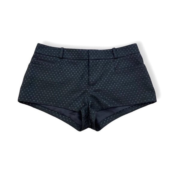 Saint Laurent black textured black mini shorts size 40 - Picture 1 of 6